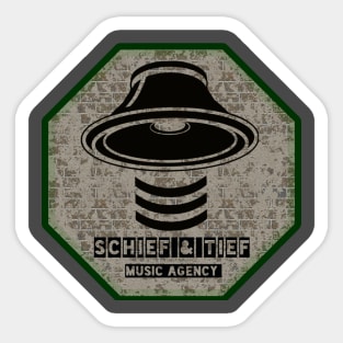 Schief & Tief Green Logo Sticker